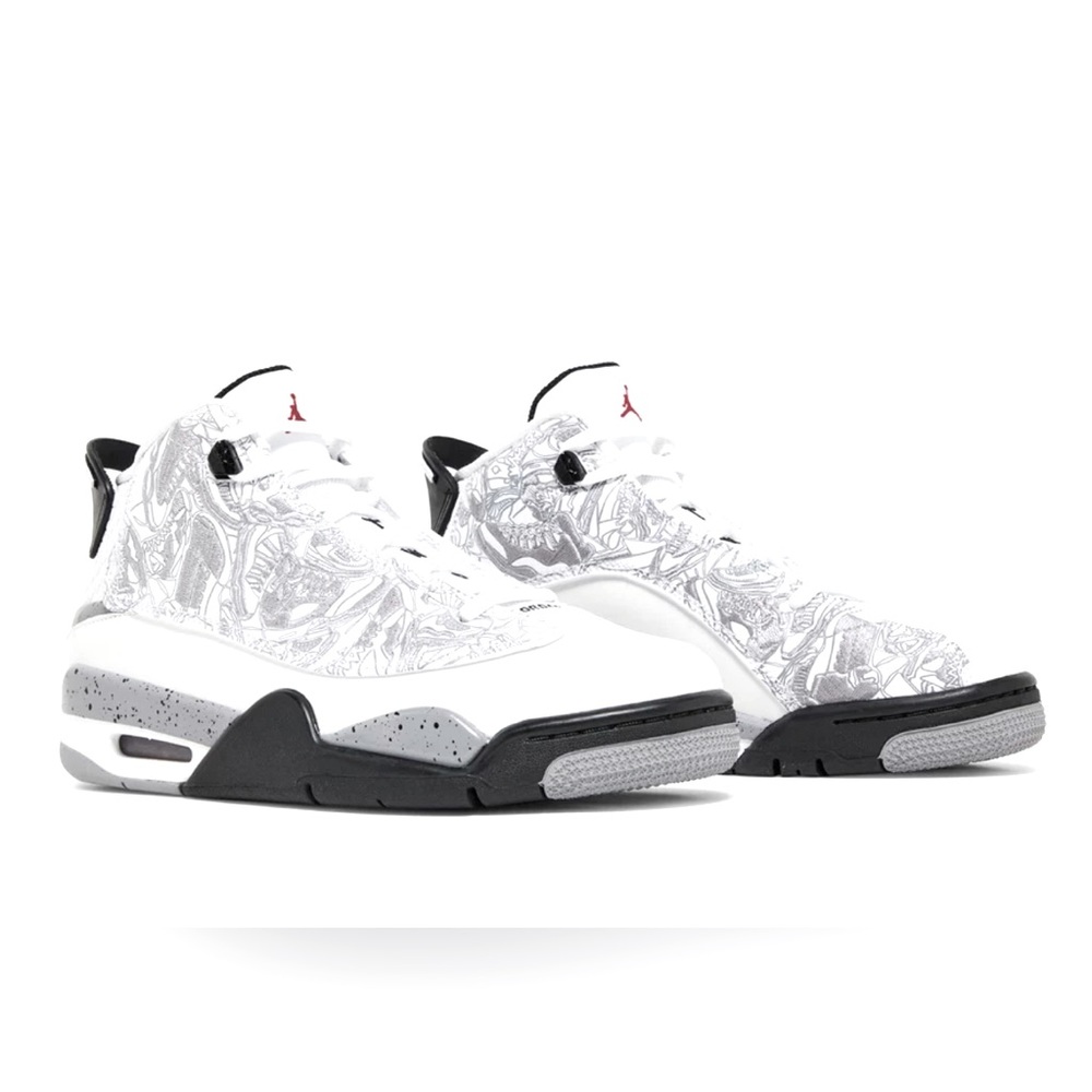 JORDAN DUB ZERO GS 'White Cement’' - Kids size 4.5